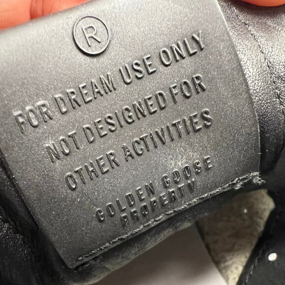 Golden Goose Purestar Black Low Top Sneakers Size 38 (Womens 8) See Description - Picture 10 of 16